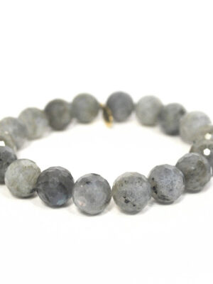 Labradorite Crystal Bracelet | Gray