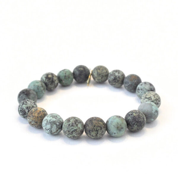 Matte African Turquoise Bracelet