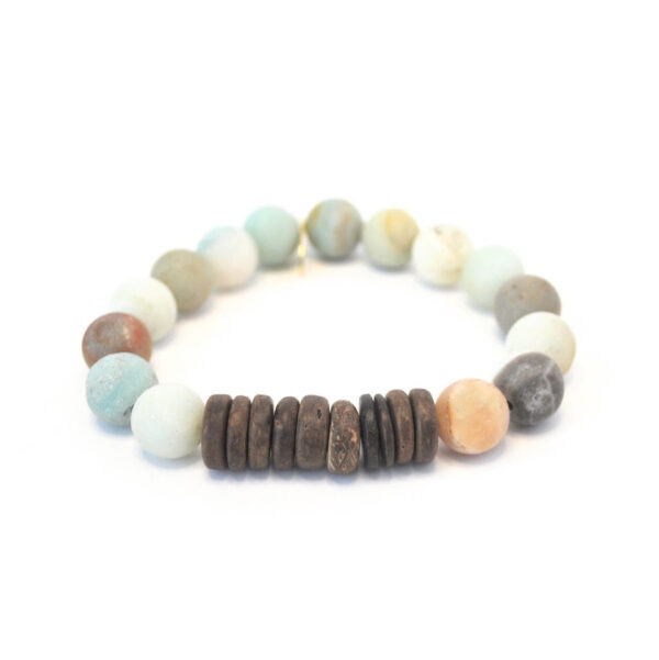Matte Amazonite Bracelet | Coconut Row