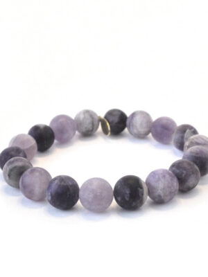 Matte Frost Amethyst Bracelet