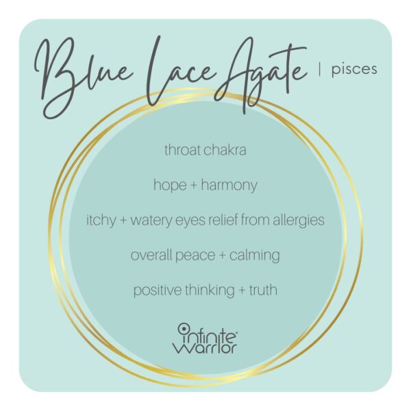 Smoky Quartz Crystal Bracelet | Blue Lace Agate