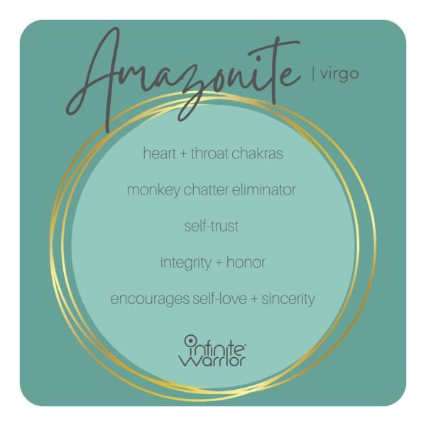 Matte Amazonite Crystal Bracelet | Pearl