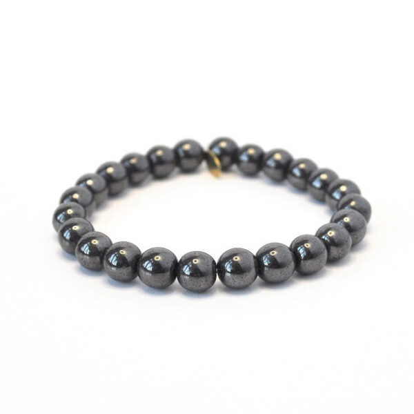 Hematite Crystal Bracelet | Gunmetal