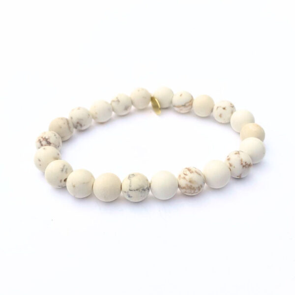 Matte White Turquoise Bracelet
