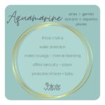 Ice Aquamarine Bracelet | Pearl Center Stone | Fine Collection