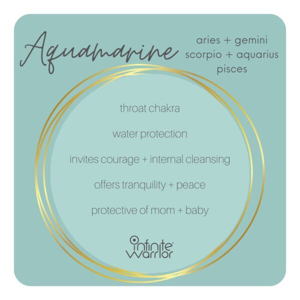 Ice Aquamarine Bracelet | Pearl Center Stone | Fine Collection