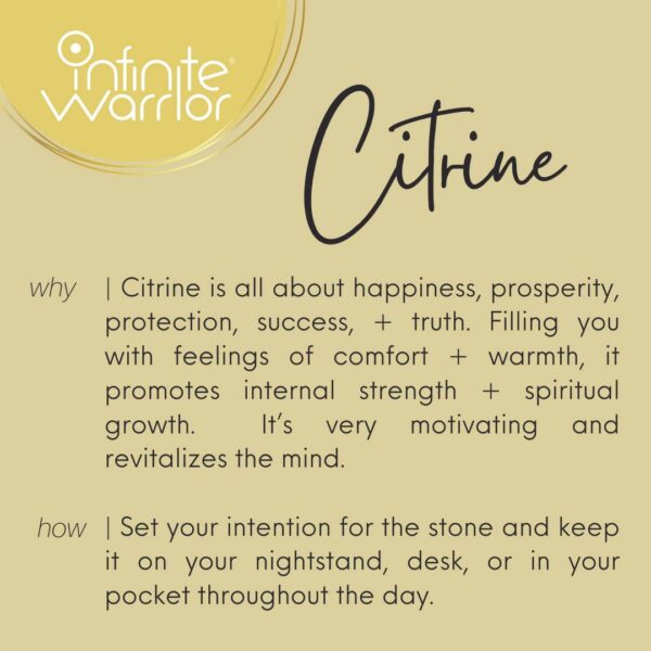 Citrine Crystal | Prosperity, Truth, Success, + Protection