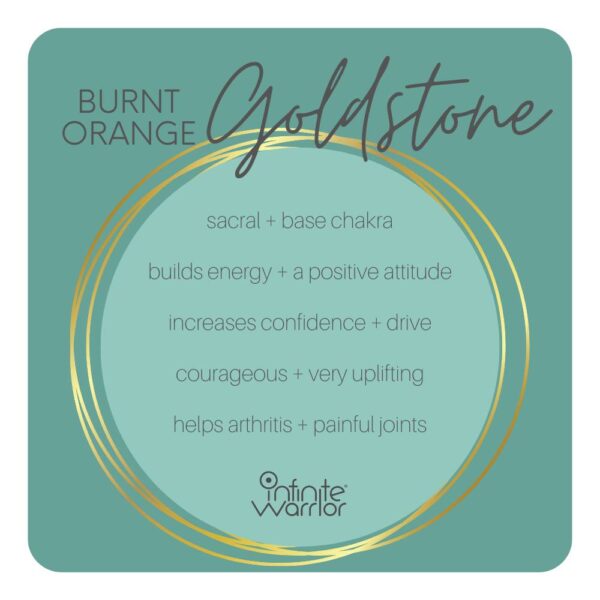 Goldstone Bracelet | Burnt Orange