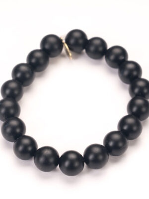 Onyx Crystal Bracelet | Matte