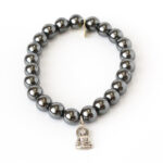 Hematite Crystal Bracelet | Gunmetal