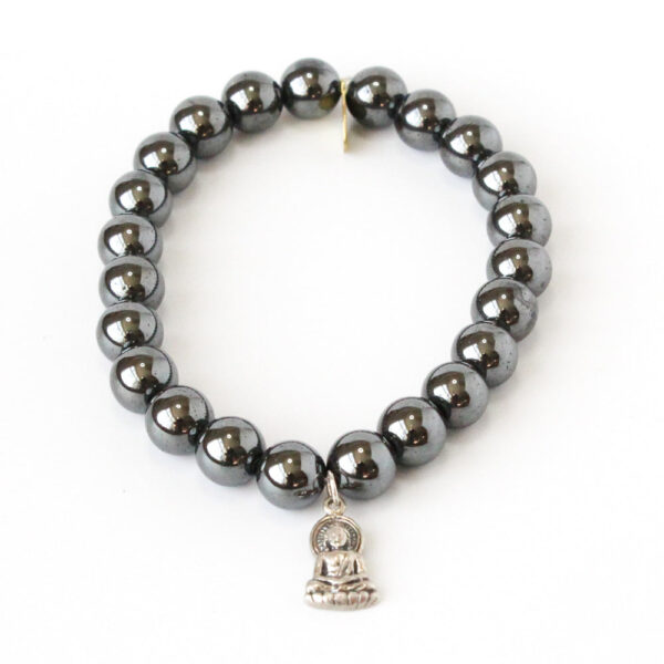 Hematite Crystal Bracelet | Gunmetal