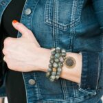 Labradorite Crystal Bracelet | Gray