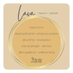 May Birthstone Crystal Bracelet | 8mm Agate + Lava