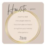 Howlite Bracelet | Blue Lace Agate Center Stone