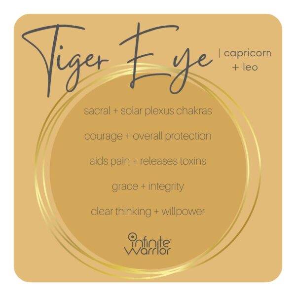 Protection + Prosperity | Tiger Eye Bracelet | Citrine Center Stone