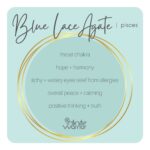 Howlite Bracelet | Blue Lace Agate Center Stone