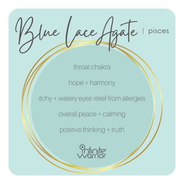 Howlite Bracelet | Blue Lace Agate Center Stone